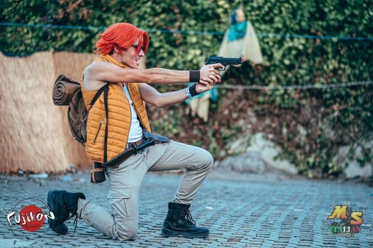 Fantaexpo 2019. Comics. Metal Slug Italian Army cosplay. Cosplayer MetalSlug