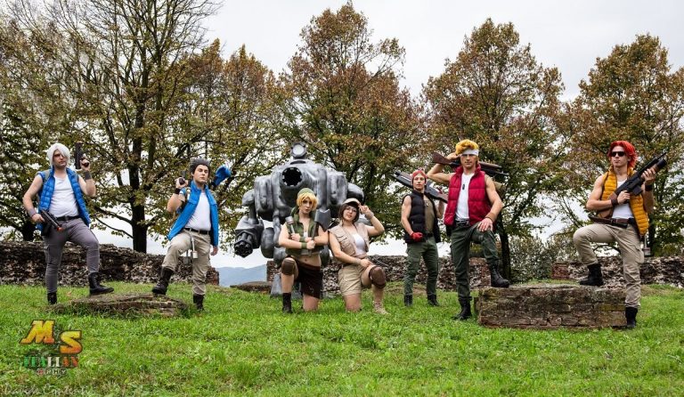 Lucca Comics and Games 2019. Metal Slug Italian Army cosplay. Cosplayer MetalSlug