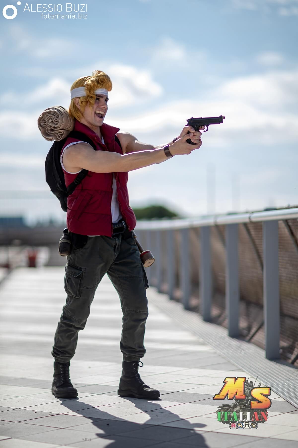 Romics autunnale 2018 Roma cosplay. Metal Slug Italian Army