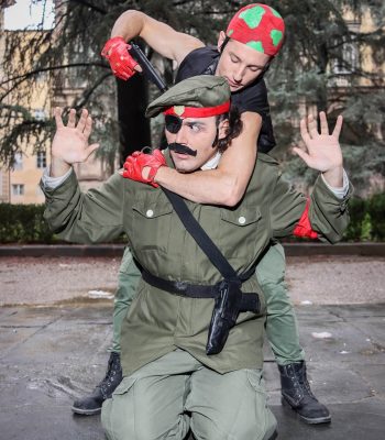 Alessio Nardini. Lucca Comics & Games 2019. Metal Slug Italian Army cosplay. Cosplayer photo