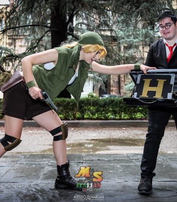 Alessio Nardini. Lucca Comics & Games 2019. Metal Slug Italian Army cosplay. Cosplayer photo