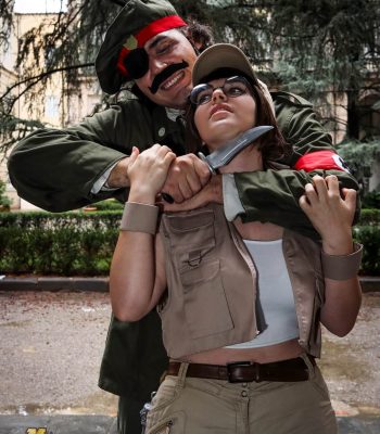 Alessio Nardini. Lucca Comics & Games 2019. Metal Slug Italian Army cosplay. Cosplayer photo