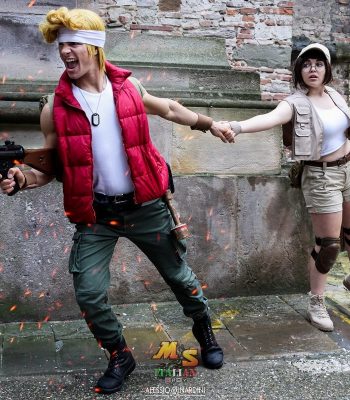 Alessio Nardini. Lucca Comics & Games 2019. Metal Slug Italian Army cosplay. Cosplayer photo