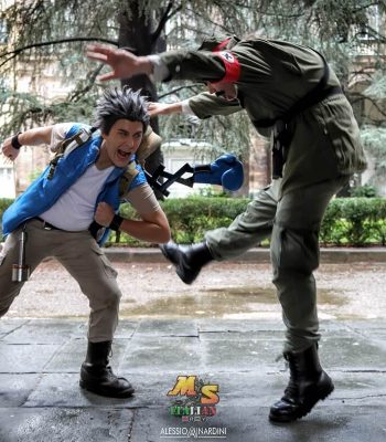 Alessio Nardini. Lucca Comics & Games 2019. Metal Slug Italian Army cosplay. Cosplayer photo