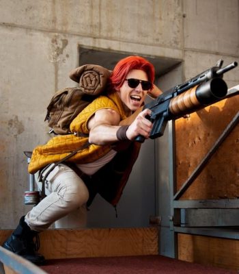 Blue Daisy PH. Bologna Nerd Show 2020. Metal Slug Italian Army cosplay. Cosplayer photo. Comics