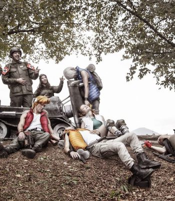 Bluna Vyris fotografa. Lucca Comics & Games 2018. Metal Slug Italian Army cosplay. Cosplayer photo