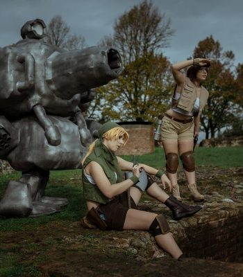 Braccolomeo. Lucca Comics & Games 2019. Metal Slug Italian Army cosplay. Cosplayer photo