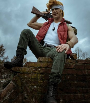 Braccolomeo. Lucca Comics & Games 2019. Metal Slug Italian Army cosplay. Cosplayer photo