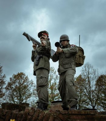 Braccolomeo. Lucca Comics & Games 2019. Metal Slug Italian Army cosplay. Cosplayer photo