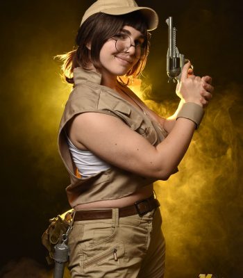 Chiara Santaterra. Lucca Comics & Games 2019. Metal Slug Italian Army cosplay. Cosplayer photo