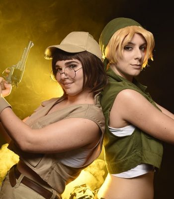 Chiara Santaterra. Lucca Comics & Games 2019. Metal Slug Italian Army cosplay. Cosplayer photo