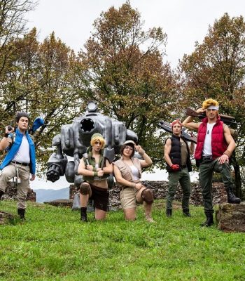 Davide Contenti. Lucca Comics & Games 2019. Metal Slug Italian Army cosplay. Cosplayer photo