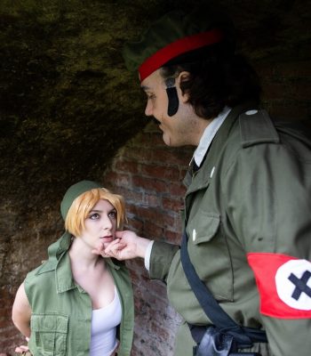 Davide Contenti. Lucca Comics & Games 2019. Metal Slug Italian Army cosplay. Cosplayer photo