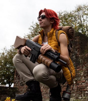 Davide Contenti. Lucca Comics & Games 2019. Metal Slug Italian Army cosplay. Cosplayer photo