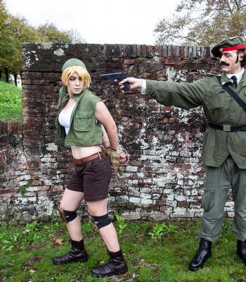 Davide Contenti. Lucca Comics & Games 2019. Metal Slug Italian Army cosplay. Cosplayer photo