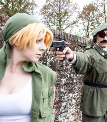 Davide Contenti. Lucca Comics & Games 2019. Metal Slug Italian Army cosplay. Cosplayer photo