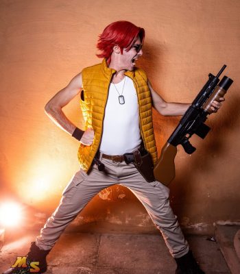 Davide Contenti. Lucca Comics & Games 2019. Metal Slug Italian Army cosplay. Cosplayer photo