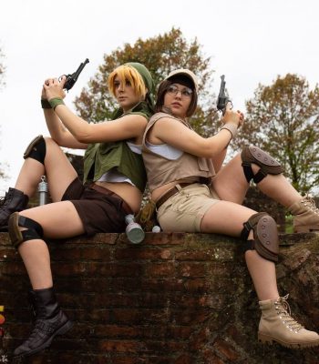 Davide Contenti. Lucca Comics & Games 2019. Metal Slug Italian Army cosplay. Cosplayer photo