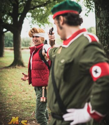 Fotografi a tutta birra. Lucca Comics & Games 2018. Metal Slug Italian Army cosplay. Cosplayer photo