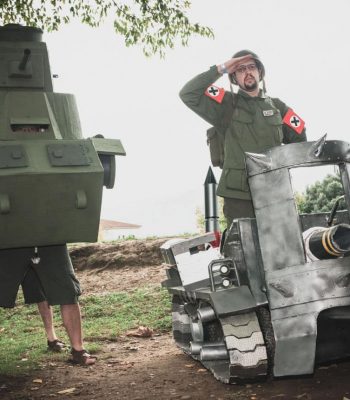 Fotografi a tutta birra. Lucca Comics & Games 2018. Metal Slug Italian Army cosplay. Cosplayer photo