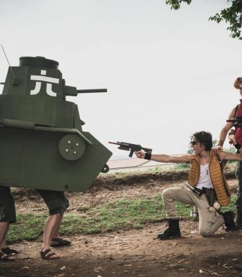 Fotografi a tutta birra. Lucca Comics & Games 2018. Metal Slug Italian Army cosplay. Cosplayer photo