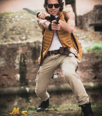 Fotografi a tutta birra. Lucca Comics & Games 2018. Metal Slug Italian Army cosplay. Cosplayer photo