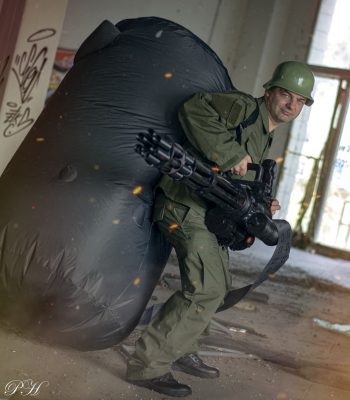 Giorgia Cingolani. Set fotografico 2021 - Arezzo. Metal Slug Italian Army cosplay