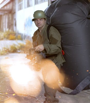 Giorgia Cingolani. Set fotografico 2021 - Arezzo. Metal Slug Italian Army cosplay