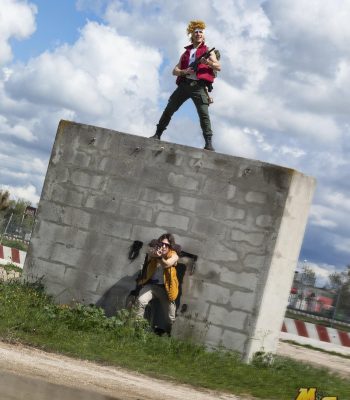 Lilness. Romics Invernale Aprile 2019. Metal Slug Italian Army cosplay. Comics Roma. Cosplayer photo