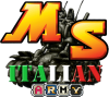 Logo Metal Slug Italian Army Cospaly. Cosplayer del videogioco arcade MetalSlug