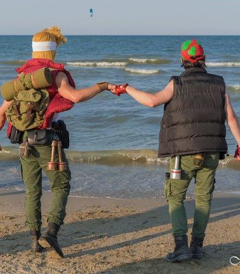 Matteo Agostini. Rimini Comix 2019. Metal Slug Italian Army cosplay. Comics. Cosplayer photo