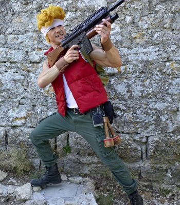 Paolo Biondi. San Marino Photocosplay. Metal Slug Italian Army cosplay. Marco Rossi