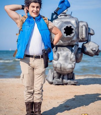 Simone Ragazzini. Rimini Comix 2019. Metal Slug Italian Army cosplay. Comics. Cosplayer photo