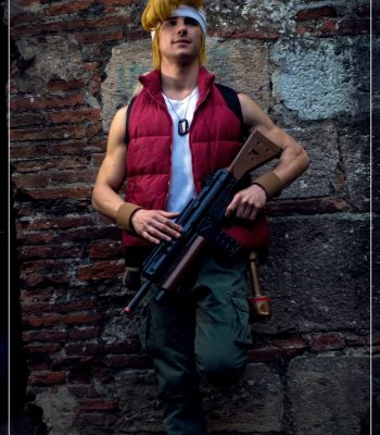 Sofinnastic. Lucca Comics & Games 2018. Metal Slug Italian Army cosplay. Cosplayer photo